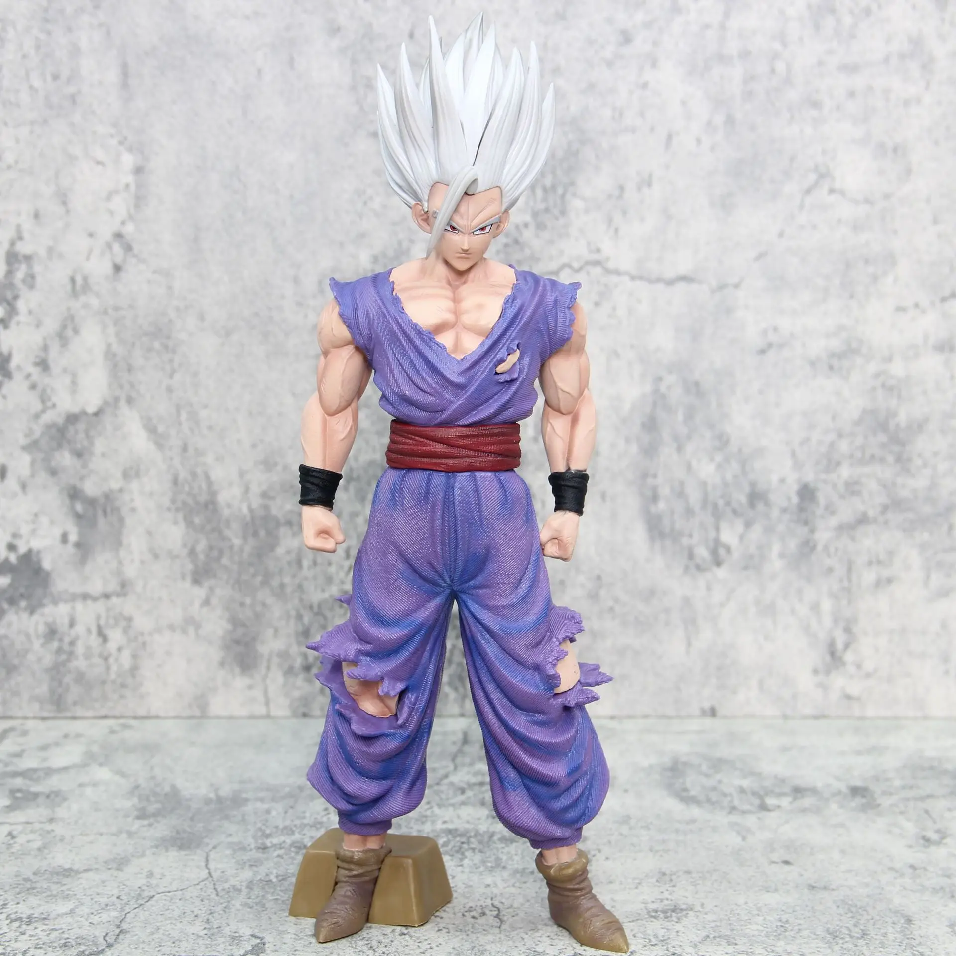 32cm Dragon Ball Super: Super Saiyan - White God Gohan Anime Figure Model Statue Collection Desktop Decoration Ornament Toys