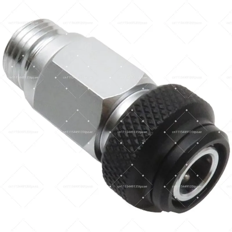 BCD Quick Release Adapter for Scuba Diving, Copper Plated 9/16 Thread, Chrome Finish With Wide Grip Ring for Safe Operation