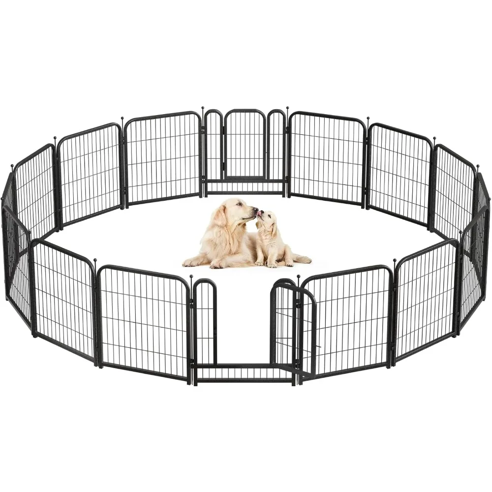 

Dog PlaypenHeight Heavy Duty Dog Fence Puppy Pen for Large Medium Small Dogs Indoor Outdoor Foldable Pet Exercise Pen