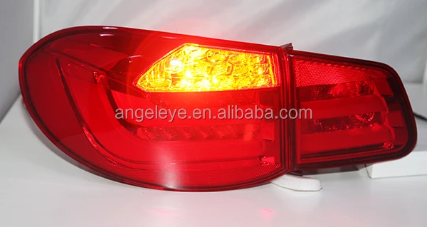 Lampa tylna LED do Tiguan 2007-2009 rok tylne światła LED lampa tylna kolor dymny JY