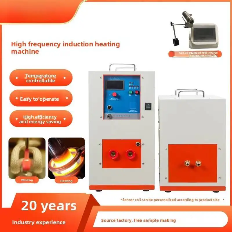 Metal Quenching Annealing Welding Smelting Forging Hot Electromagnetic High Frequency Induction Heating Machine Multi-function