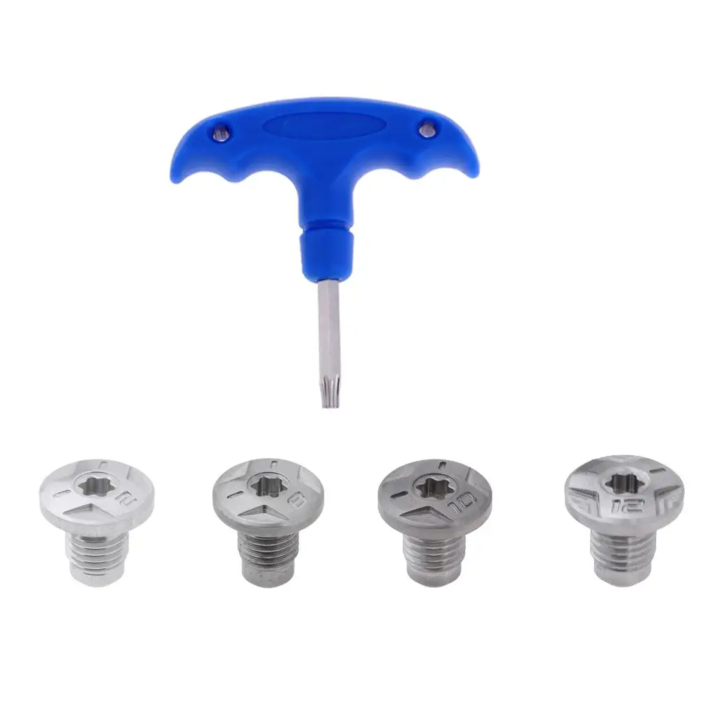 Golf Tool T25 Wrench Spanner Blue with 2/8/10/12 G Tungsten Steel Weight Screws