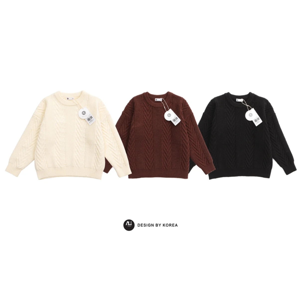 

2023 New Autumn Winter Teenagers Boys Sweater Baby Pullover Vintage Twists Knit O-neck Kids Clothes Children Warm Coat 4-16y