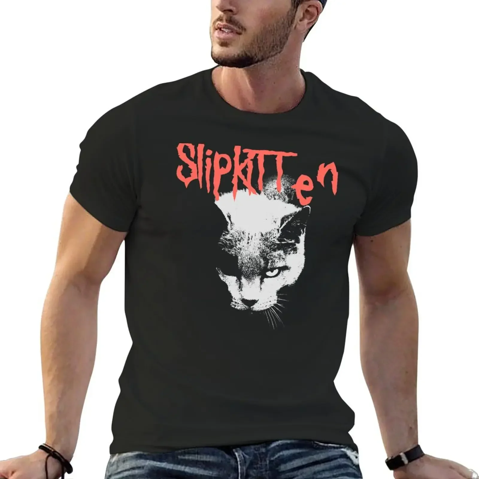 Slipkitten T-Shirt custom shirt summer clothes tees designer shirts mens big and tall t shirts