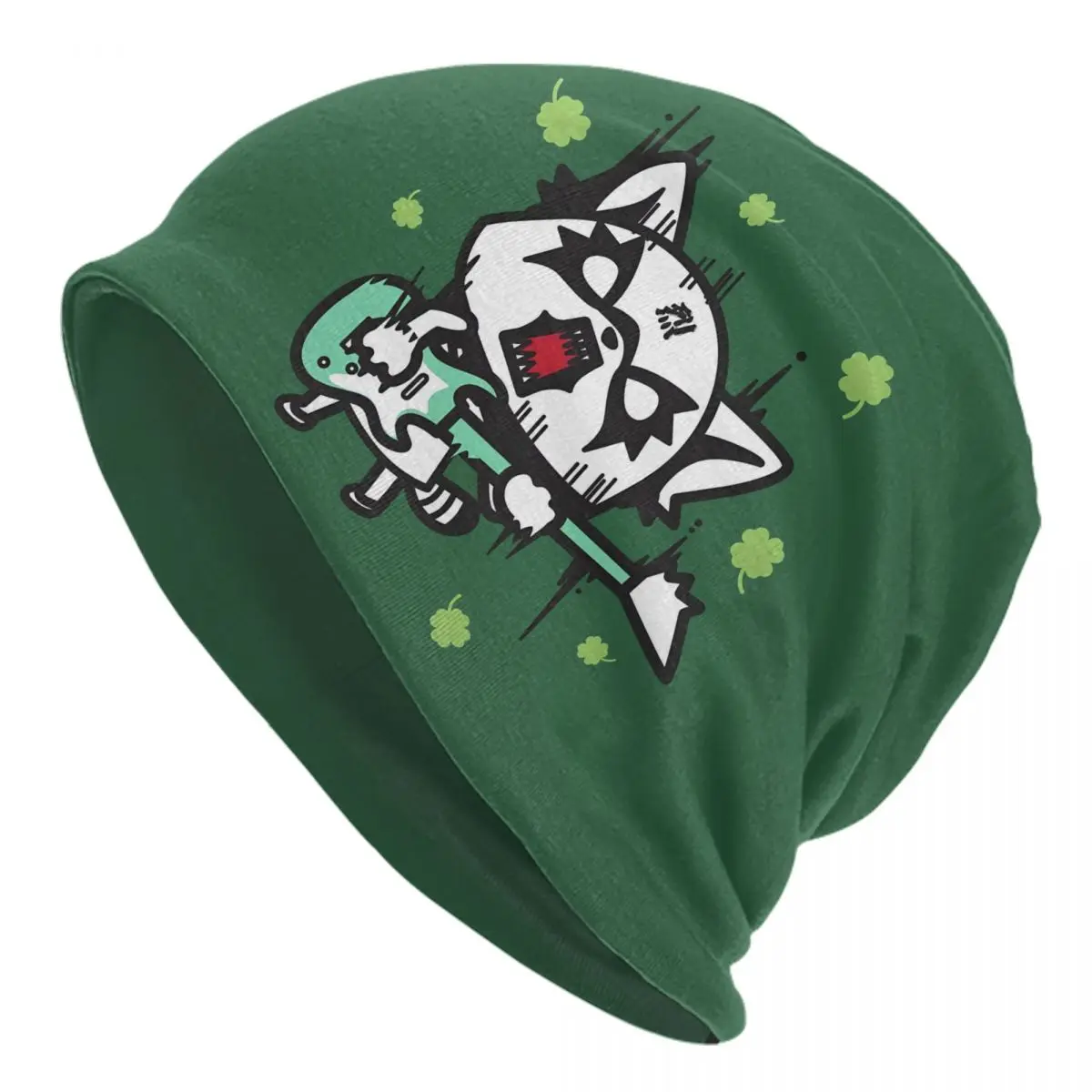 

Custom Aggressive Retsuko Skullies Beanies Caps Cool Winter Warm Men Women Knit Hats Unisex Adult Animation Bonnet Hats