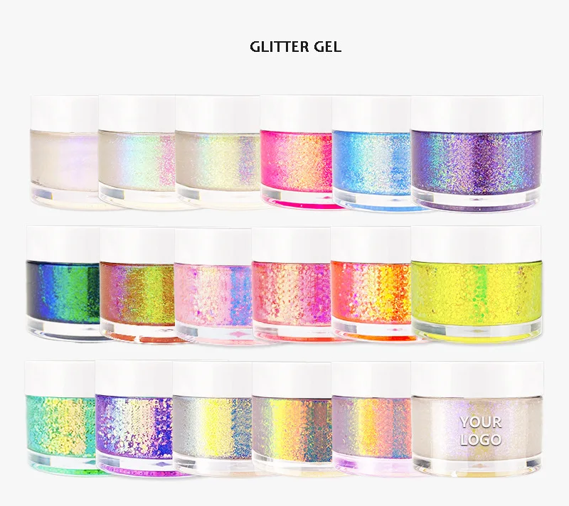 Chroom Glitter Oogschaduw Glanzende Diamant Oogschaduw Palet Markeerstift Poeder Glinstert Glitter