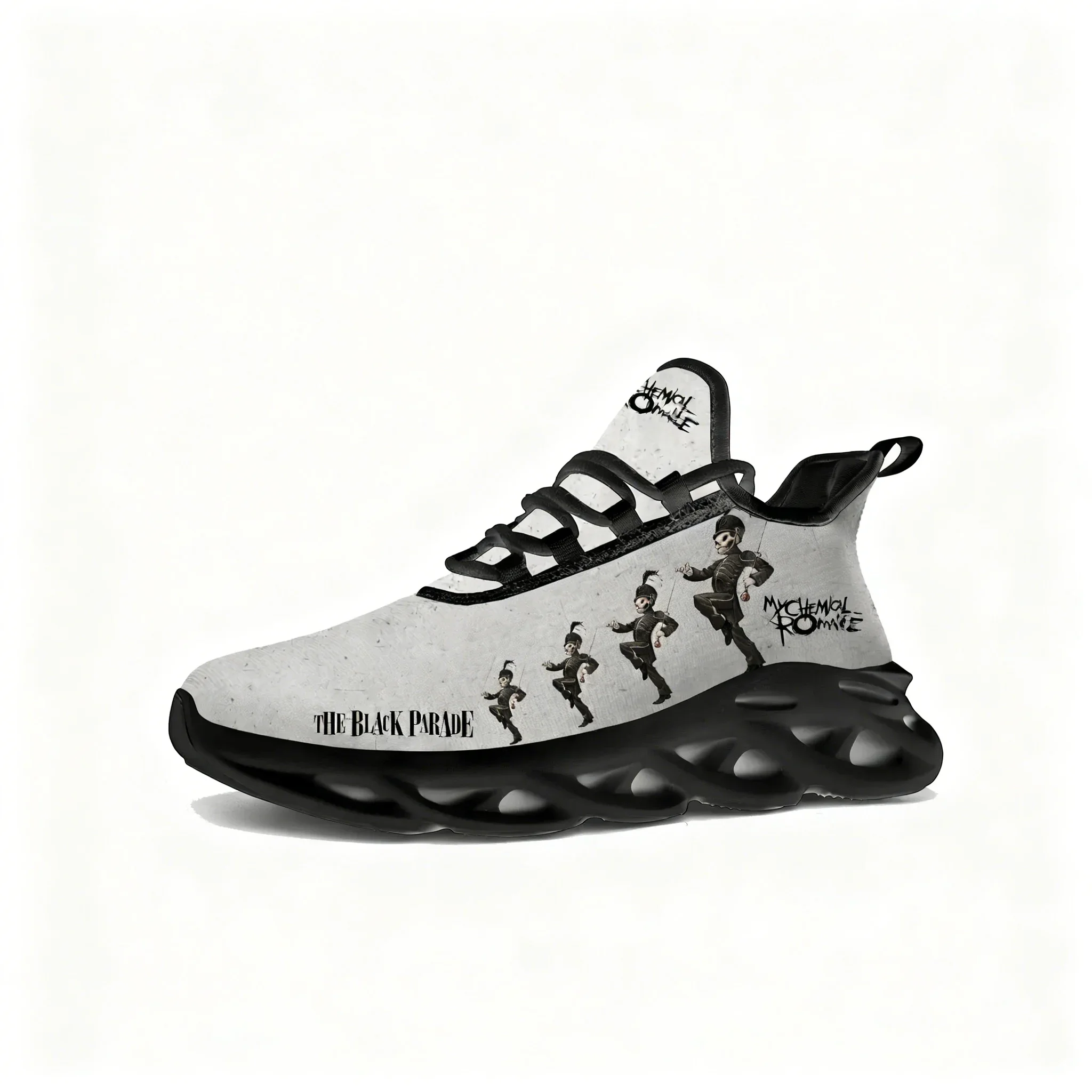 

My Chemical Romance MCR Rock Band Flats Sneakers Men Women Sports Running Shoe Sneaker Footwear Hiking Travel Custom Shoes