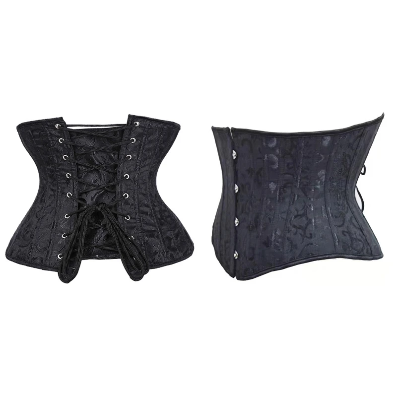 Sexy Women Corset with Adjustable Belt Woman Solid Color Wrap Supplies N58F