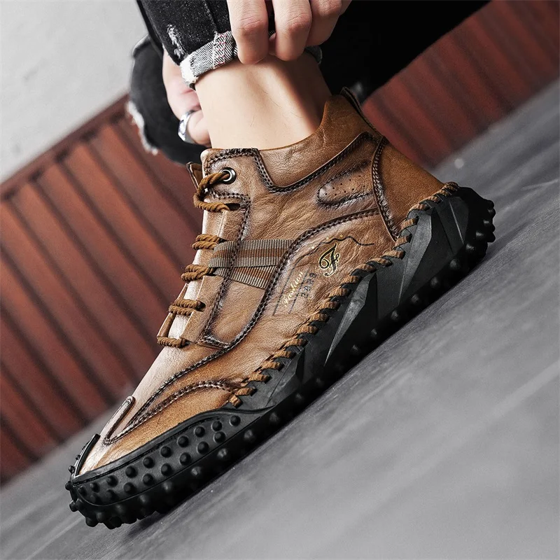 2024 Autumn New Golf Shoes Outdoor Fashion Fitness Golf Men's High Quality Large Casual Walking Shoes