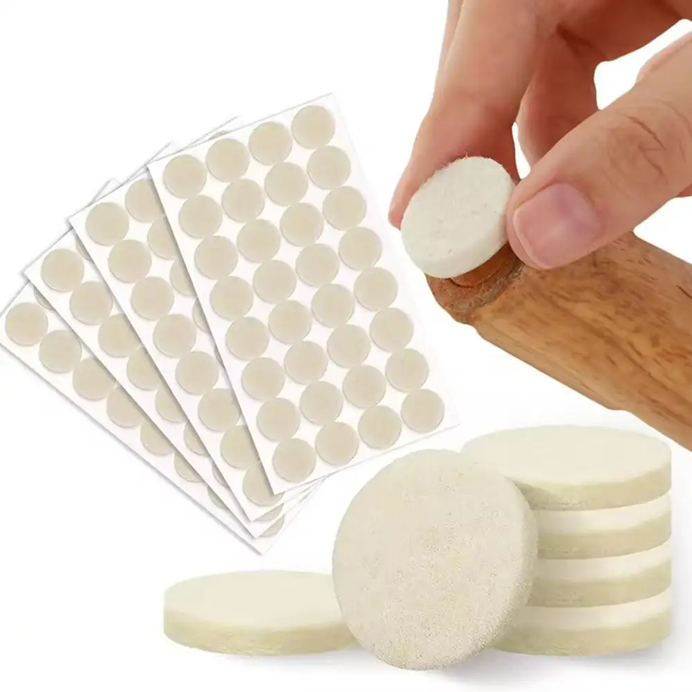 18-72 PCS Felt Chair Leg Pads 22/28/45mm Mute Non-slip Floor Scratch Protector Mat Self Adhesive DIY Furniture Accessories 2026