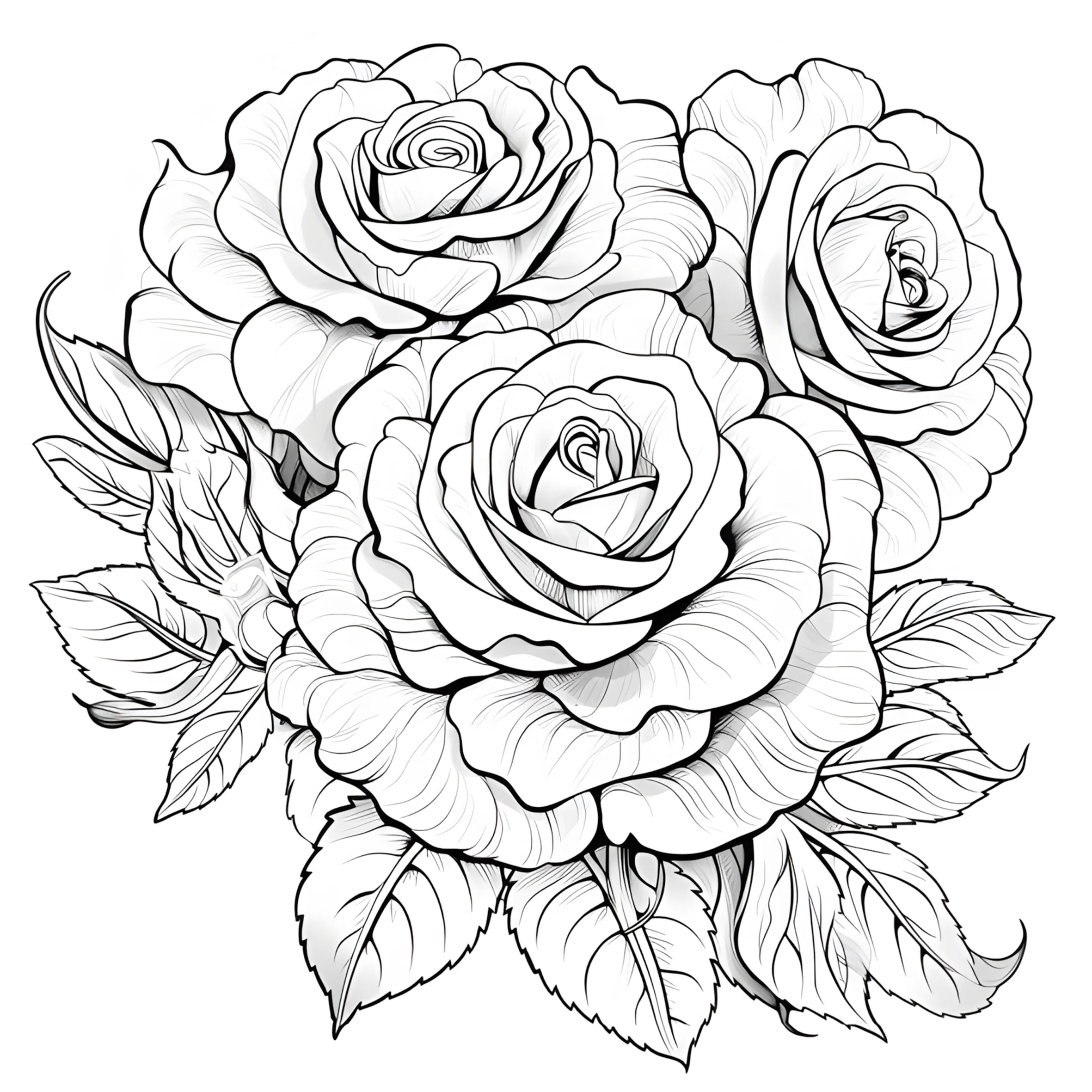 Beautiful Flower Patterns Coloring Book for Adults Cute Drawing Book Perfect Gift for Party and Birthday