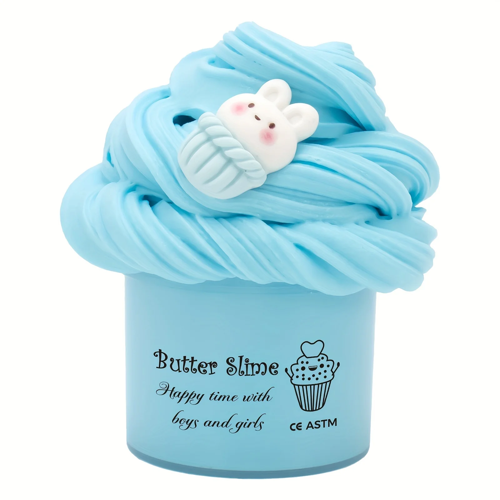 1.74oz Scented Fluffy Butter Slime Super Soft And Non-Sticky Toy cute Sludge Polymer Clay Toy Birthday Holiday Party Favors Gift