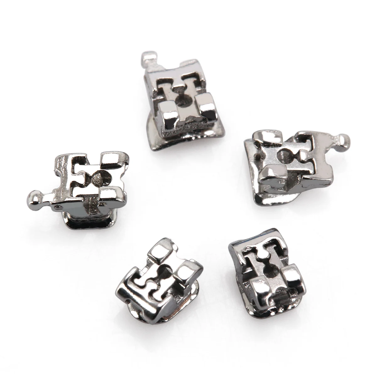 24 Stück/Box AZDENT Dental Kieferorthopädische Klammern Passive selbstligierende Zahnspangen mit Werkzeug Roth.022 Haken 345 & 1st Molar Bukkalröhrchen – Detail 6