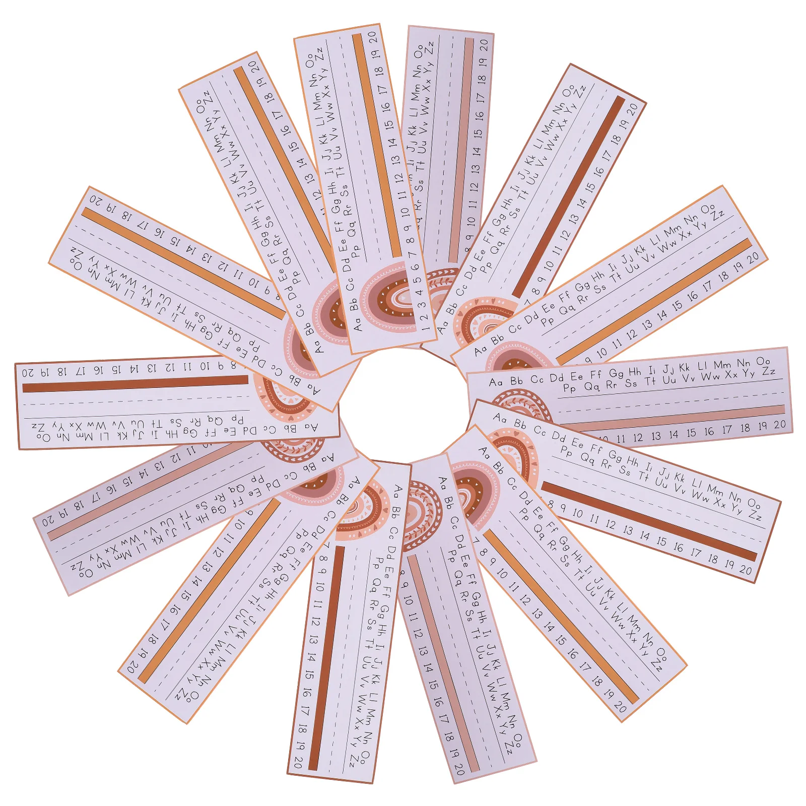 

60 Sheets Name Tags Desk Labels for Classroom Kindergarten Thick Material Clear Holders Decorative Plates