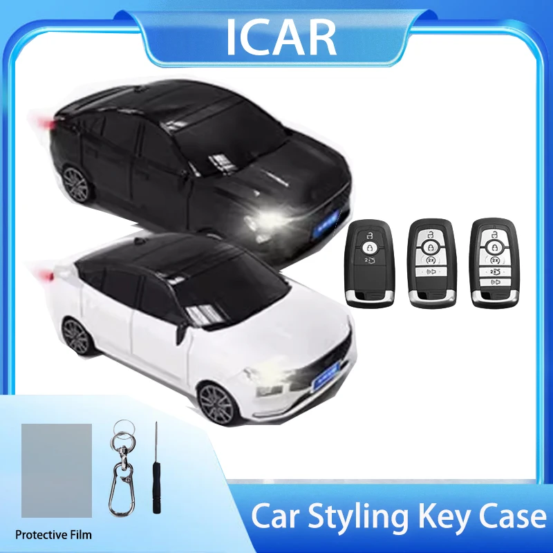 

For Ford Mondeo Car Styling Remote Smart Car Key Case Cover Fob for Edge Fusion Mustang Explorer F150 F250 F350 Ecosport Housing