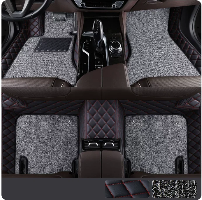 Custom special car floor mats for Mercedes Benz AMG GT 43 53 X290 2025-2018 durable double layers carpets for GT 63 2023