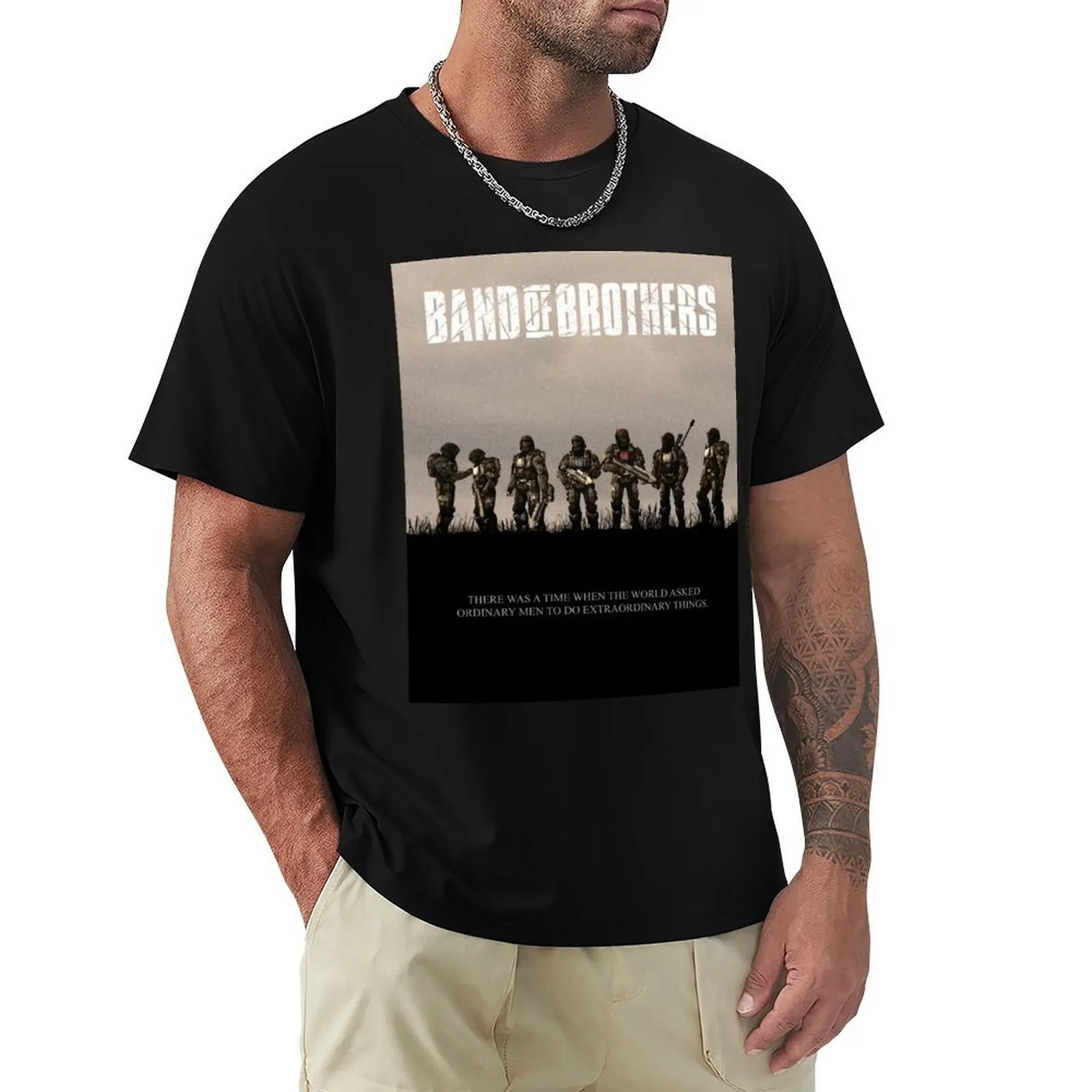 

ODST Band of Brothers T-Shirt Plus Size Quick Dry Sports Tee
