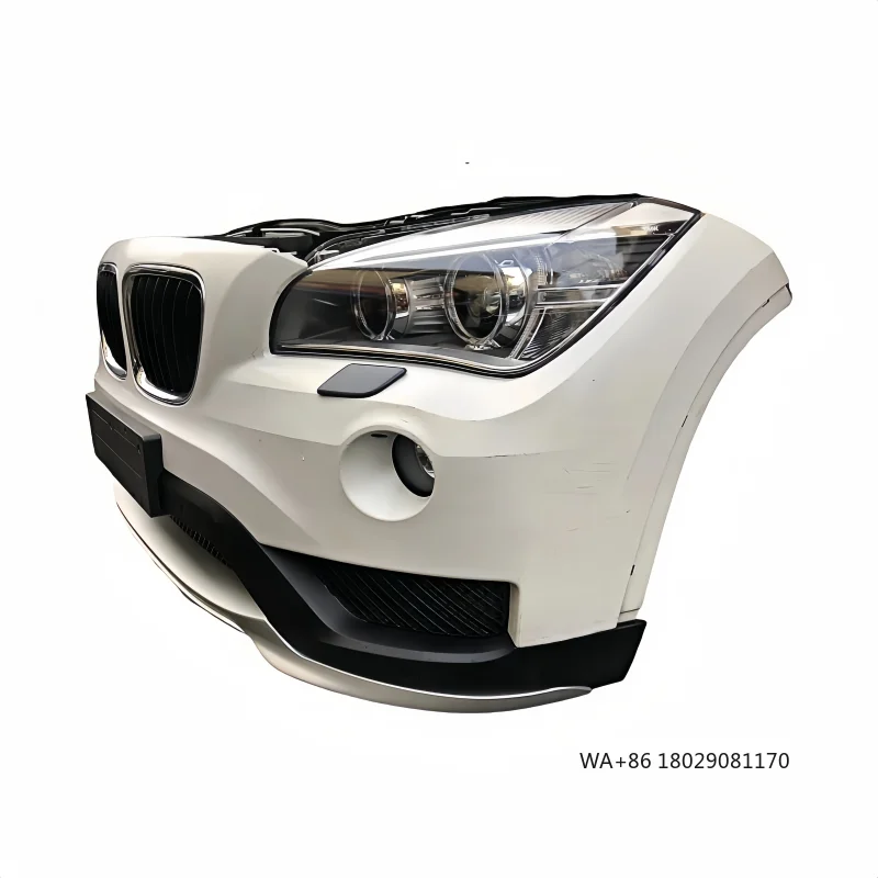 

Body Kit Front Bumper Assembly Front Body Kit Complete for -X1 E84 Old SDrive28i Luxury Model with LED Headlights