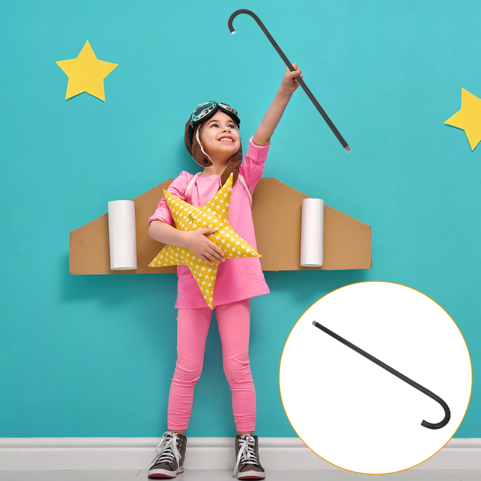 Kinder Jazz Dance Cane Leistung Krücke Bühne Prop Cosplay Kostüm Zubehör Halloween Party Kinder Dance Cane