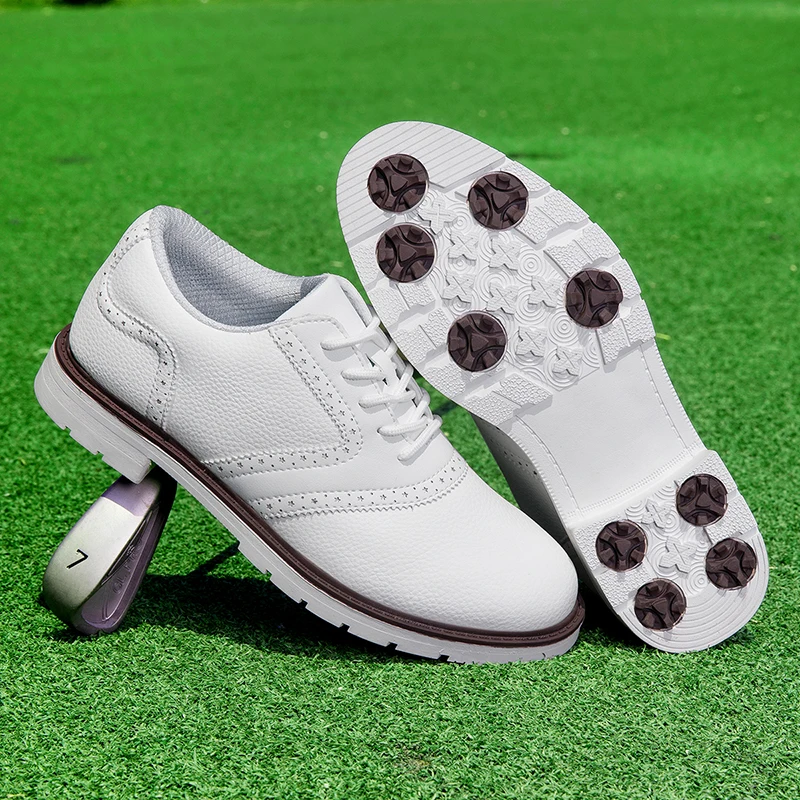 Trend New Cool Professional Man Golf Sneakers Non-Slip Walking Shoe Comfortable Walking Shoes Men Outdoor Lawn Golf Shoes M