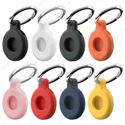 Silicone Protective Cover For Apple AirTag Tracker Case Anti-lost Device Keychain Protect Sleeve For AirTags locator Accessories