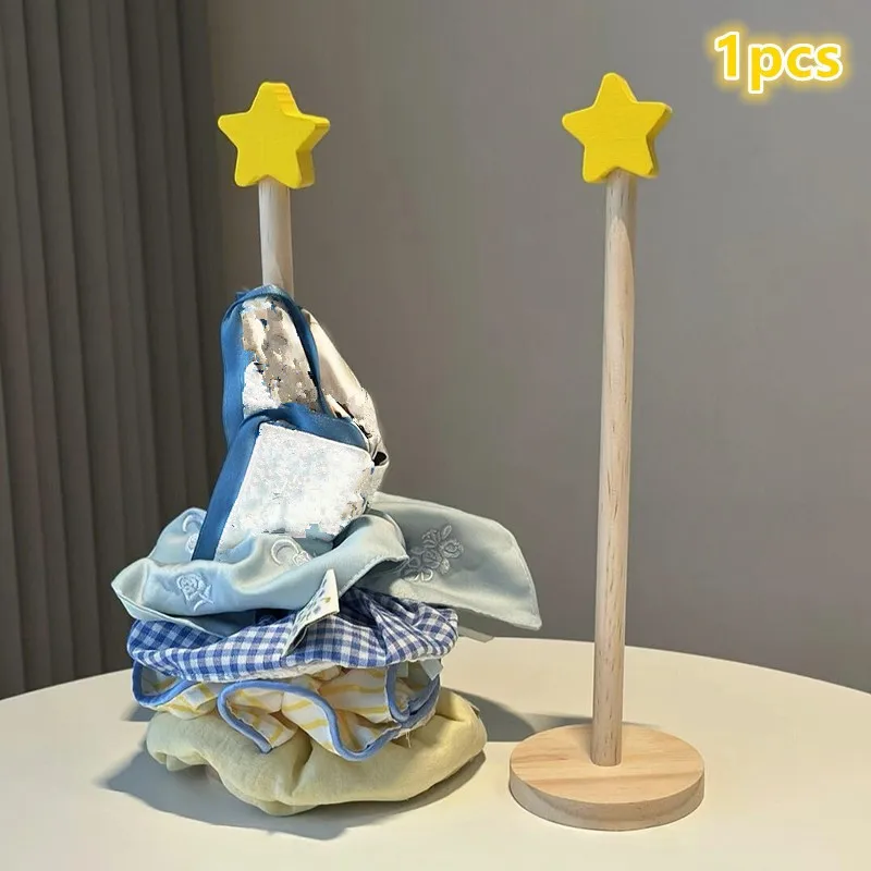 Hairpin Organizer Storage Shelf Wooden Hair Scrunchies Organizer Hair Band Display Stand Headband Bracelet Holder