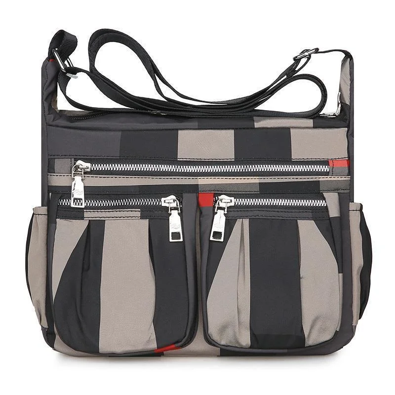 2023 New Casual Lightweight Crossbody Bag Women Fashion Middle-aged Large Capacity Cross-bag Waterproof Nylon Cloth Shoulder Bag