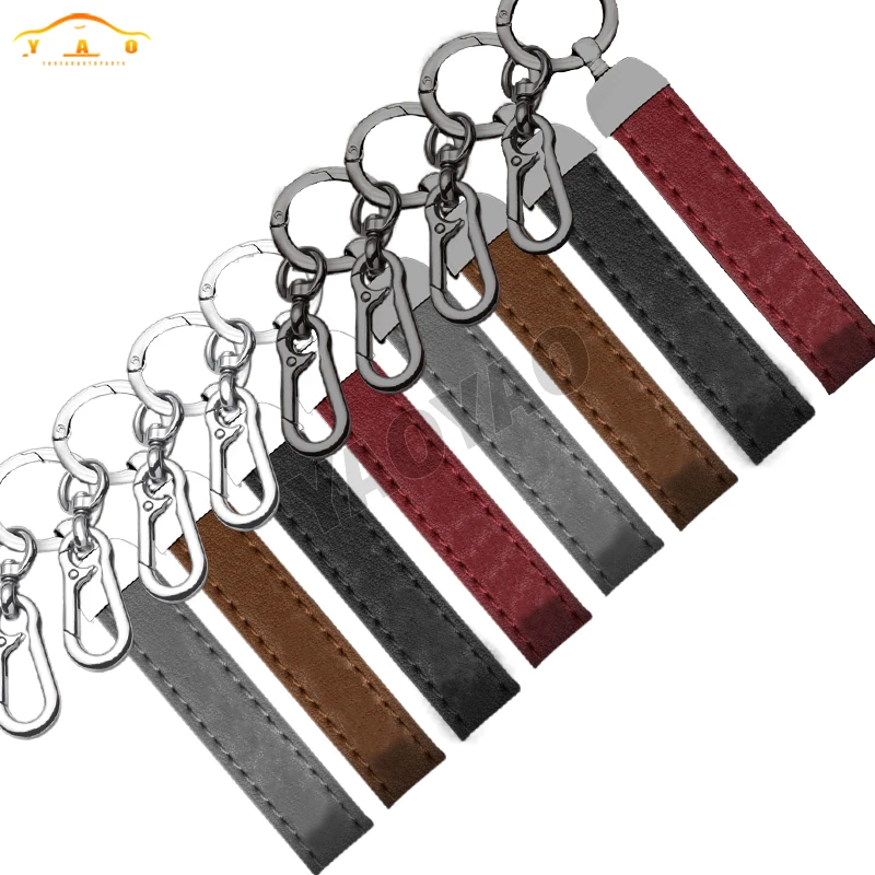 Car Zinc Alloy Leather Key Cases Holder Cover For Cadillac STS CTS SRX XTS ATS 2010 2011 2012 2015  Keychain Protector Accessor