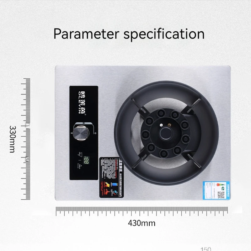 Fogão de queimador doméstico, painel de fogão a gás embutido, fogão a gás tipo mesa, fogão a gás forno