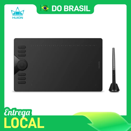 Imagen 1 del producto Huion-tableta gráfica HS610 de 10x6,25 pulgadas, Tablet de dibujo, Stylus Digital sin batería, compatible con teléfono Android, Windows, MacOS y PC, 8192 niveles de presión 28 teclas de presión