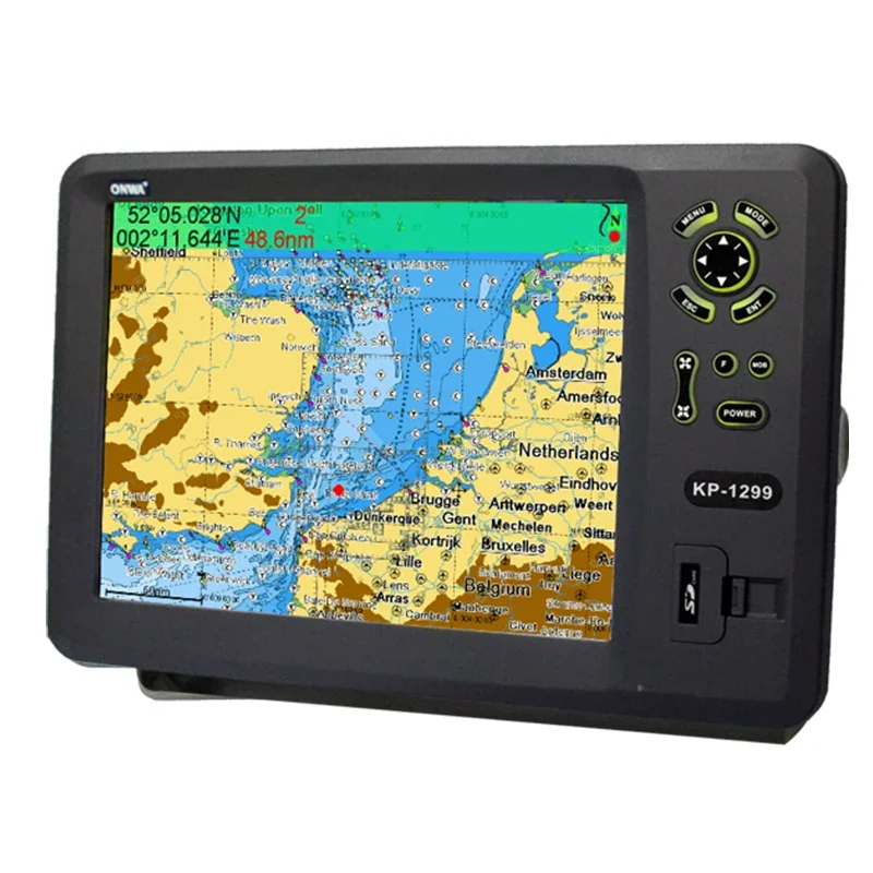 

ONWA 12,1-дюймовый цветной ЖК-дисплей GPS-карта плоттер KP-1299 для корабля