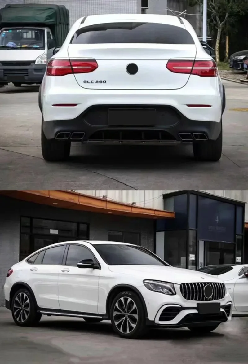 Suitable for Mercedes-Benz GLC COUPE Surround C253 To GLC63 COUPE AMG Front and Rear Bar Assembly Large Surround