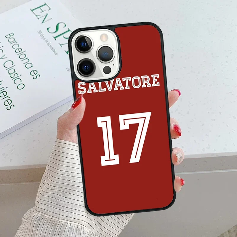 Capa para iPhone, Diários de Vampiros, Capa Salvatore para SE2020, 15, 14, 13, 12, 11 Pro Max, 8 Plus, 7, XR, XS, Mini