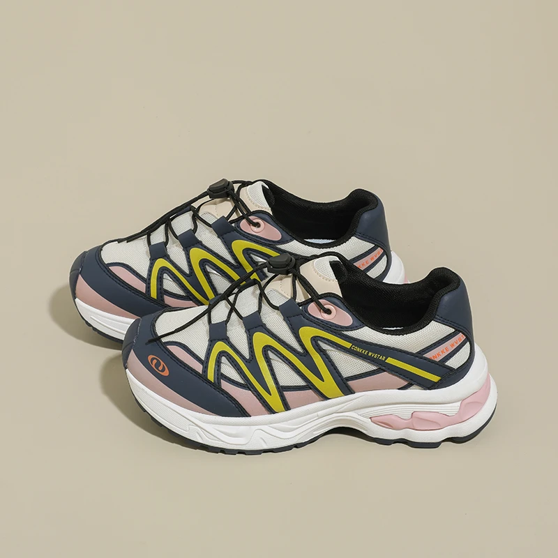 أحذية نسائية شبكية مريحة تسمح بمرور الهواء للياقة البدنية والجري أحذية رياضية كاجوال للمشي أحذية رياضية عصرية مضادة للانزلاق #3