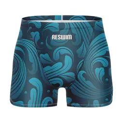 Summer Mens Swimming Trunks Swim Jammer Swimsuit Shorts Athletic Training Swimwear Beach Tights Short Lycra Sports Surfing Pants