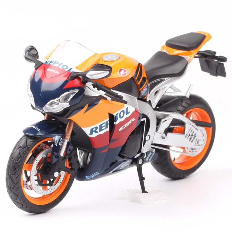 ファイヤーブレードクロスカントリーレーシングバイクモデル、1:12ホンダcbr 1000rrr、シミュレーション玩具、ストリートスポーツ、キッズギフト