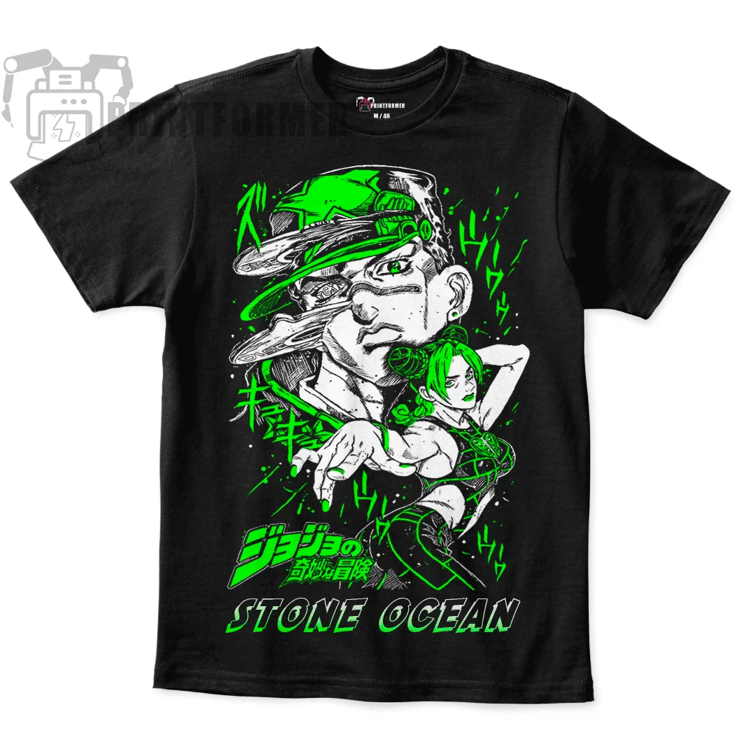 Jotaro Kujo-JoJo's Bizarre T-shirt JoJo's Bizarre Adventure Anime Shirt Soft Tee