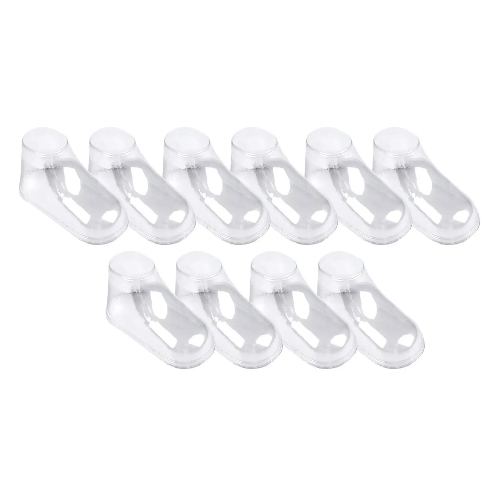 4x10Pcs Transparent Baby Shoe Stretcher Professional for Socks Store 12cm