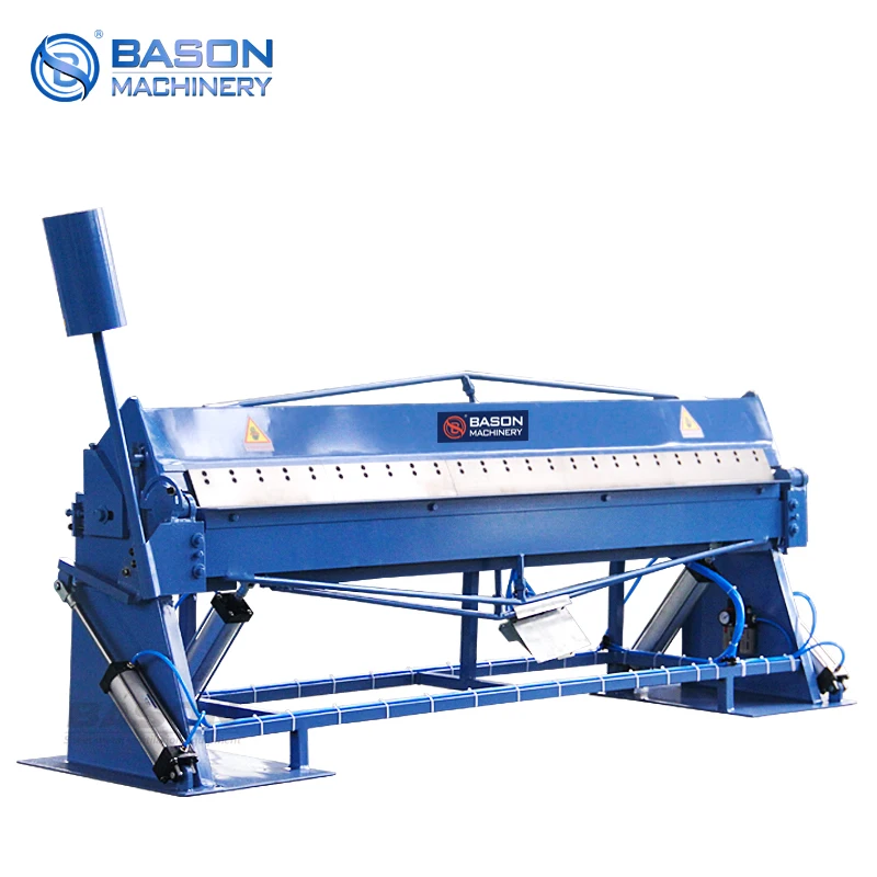 Manual / Pneumatic Sheet Metal Folding Machine Hand Box And Pan Brakes Sheet Metal Pneumatic Folding Machine
