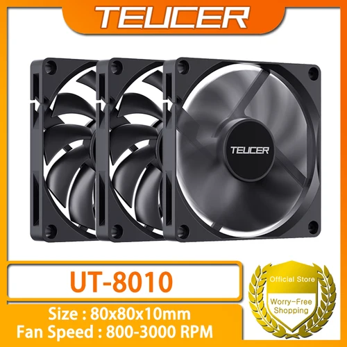 Teucer Ut-8010 Ventilador De Refrigeración Del Chasis