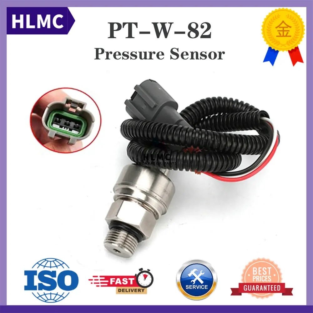 

High Pressure Sensor Excavator Hydraulic Pump Pressure Switch FOR HD820 700 900 450 PT-W-82