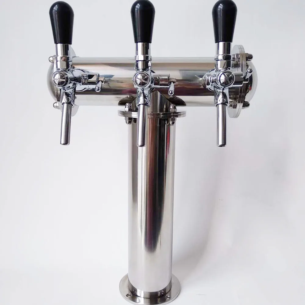 

T Type Beer Column with Italian Type Faucet, bar Beer Tower