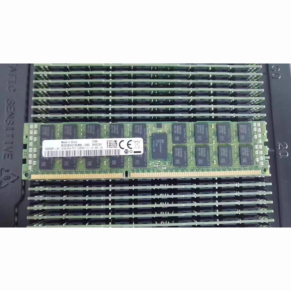 1Pcs For HP DL380P G8 DL388P G8 DL388 GEN8 G8 Server Memory 32G 1600 ECC