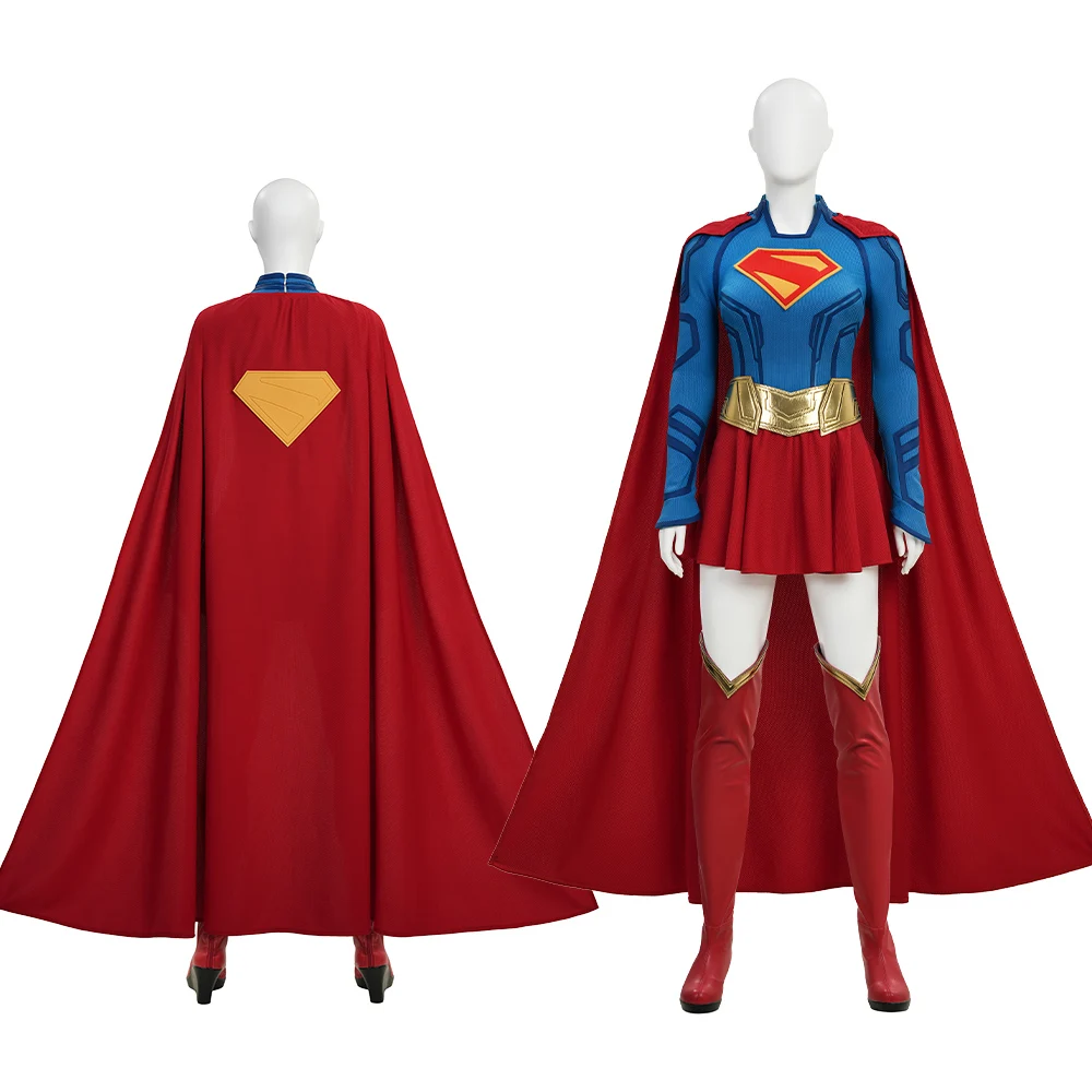 

2026 Movie Female Hero Cape Cosplay Costume High Quality Slim Fit Customizable Halloween Outfit