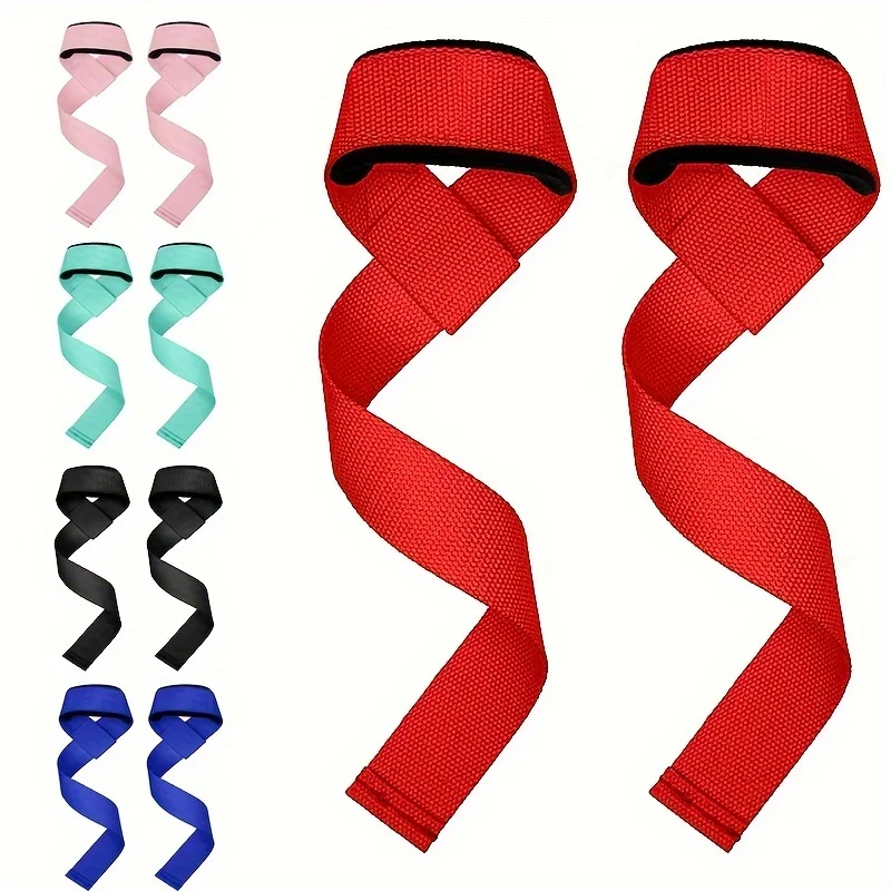 

Weightlifting Wrist Straps – Universal Polyester Support for Powerlifting & Fitness, Enhanced Safety & Comfort