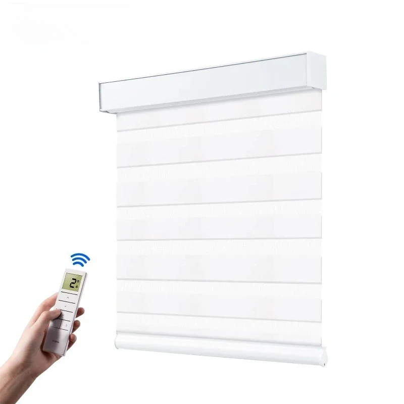 

Smart Blackout Fabric Zebra Shade Window Electric Blinds Manufacturer