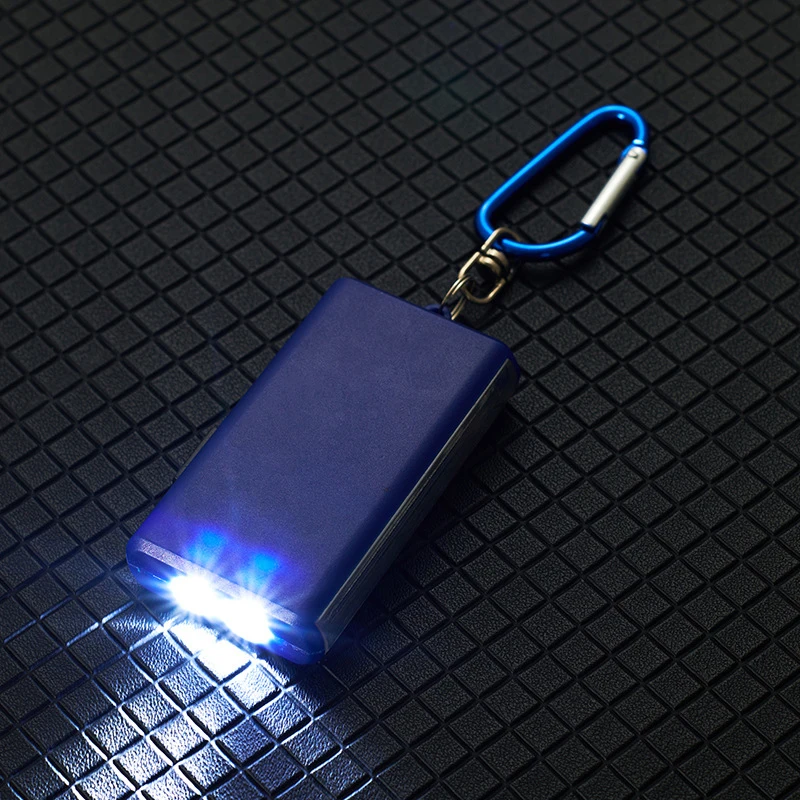 Portable COB LED Light Keychain Keyring Torch Mini Flashlight Lamps Emergency Camping Flash Light with Carabiner Outdoor Tool