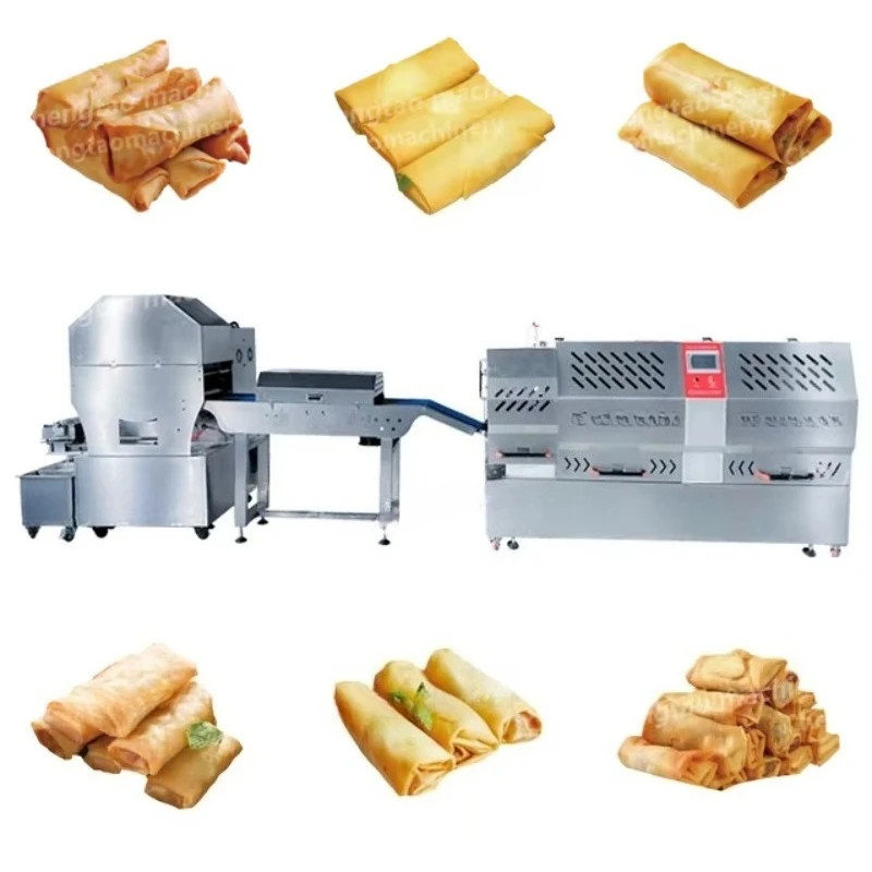 Automatic Spring Roll Egg Roll Making High Speed Maker Machine Production Line