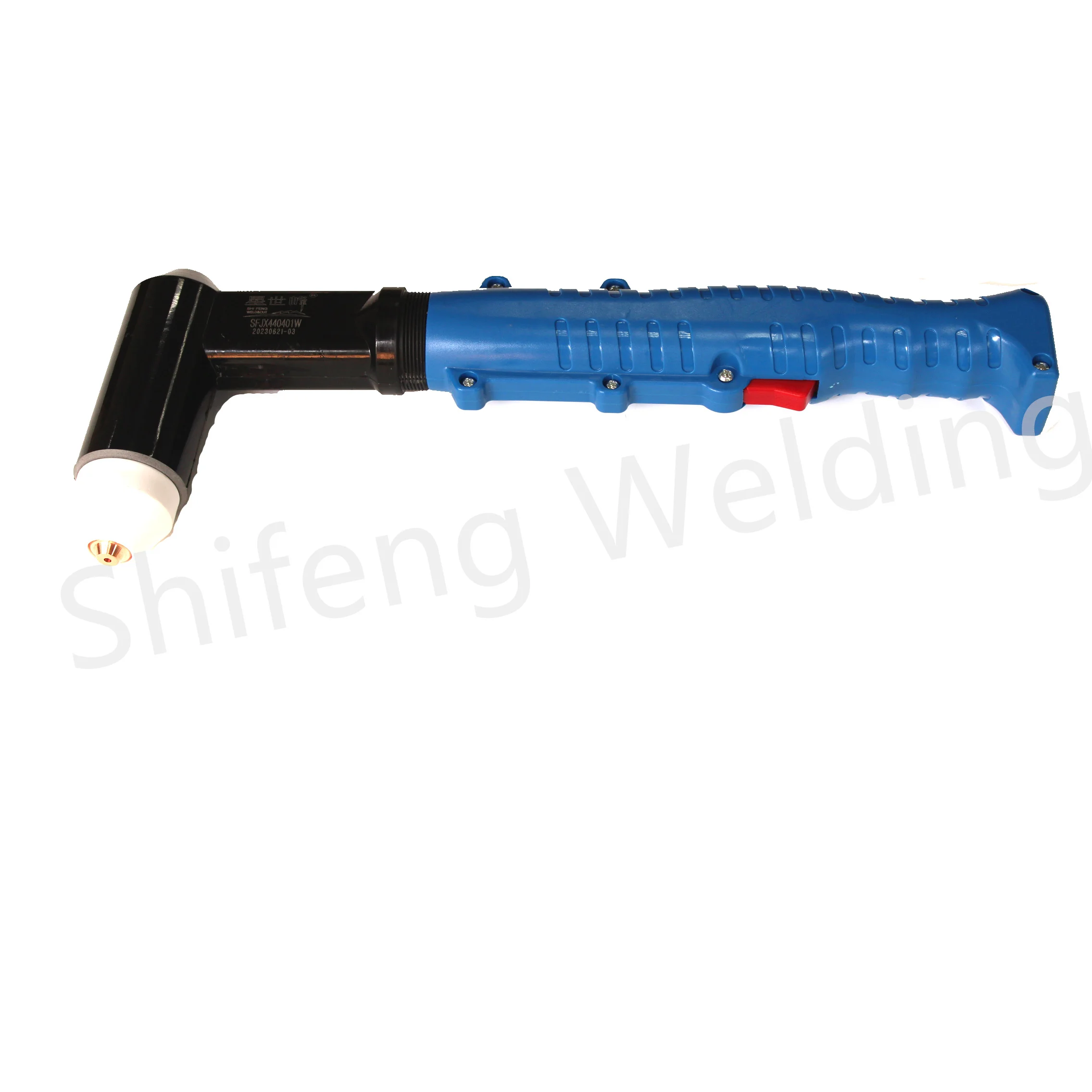 

Best Quality And Performance SFJX-440 Plasma Curved-handle Cutting Torch Head Cutting Consumables For Hand Cutting