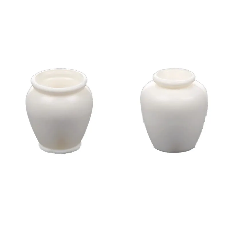 

Mini White Vase Model Architectural Sand Table Landscape Diorama DIY Crafts Small Scale Decorative Item for Tabletop Scenes